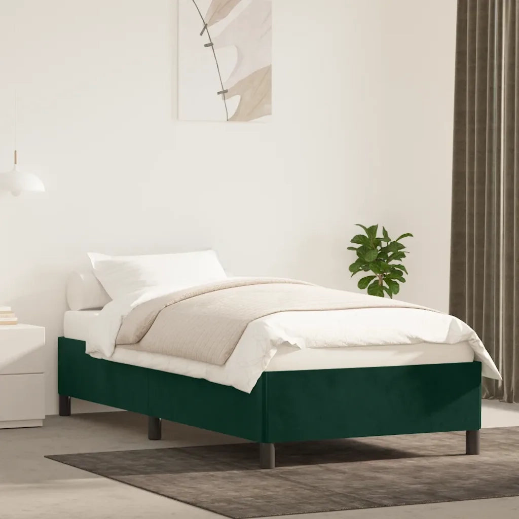 Giroletto Verde Scuro 90x200 cm in Velluto cod mxl 65442