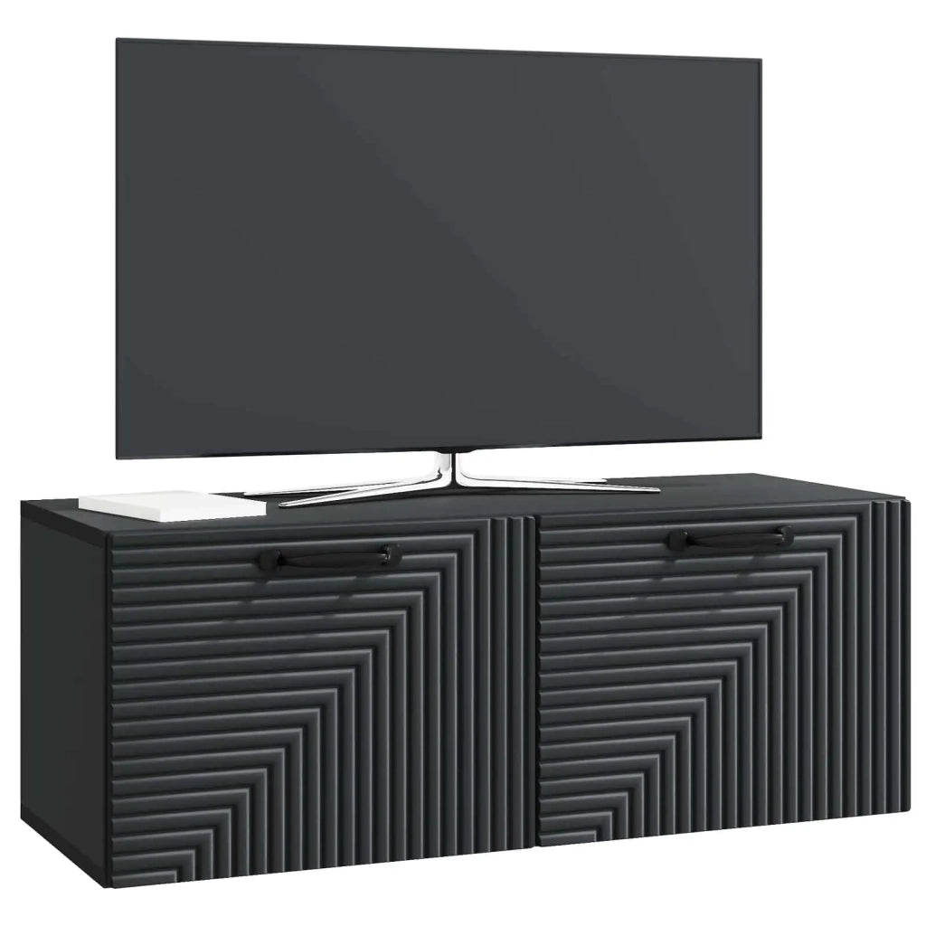 Mobile Porta TV da Muro Nero 78,5 x 31 x 30 cm 898716