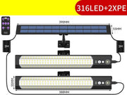 Sensore di energia solare, illuminazione esterna chiara, sensore di movimento, pannello solare autonomo, lampada portatile rimovibile, lampada di sicurezza adatta per veranda, garage e giardino, stile 2
