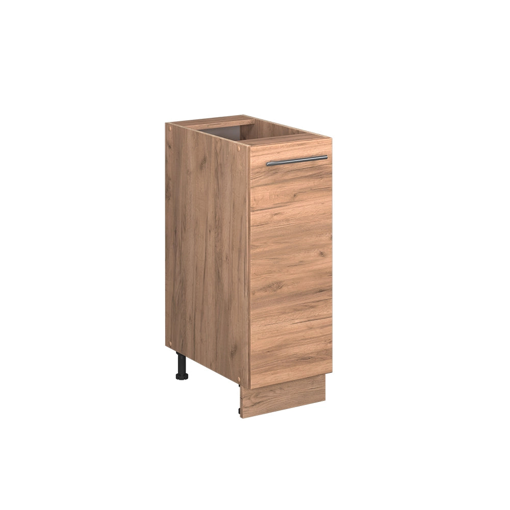 Vicco Armadio cucina dispensa alto Quercia dorata 30 cm , PL Marmo