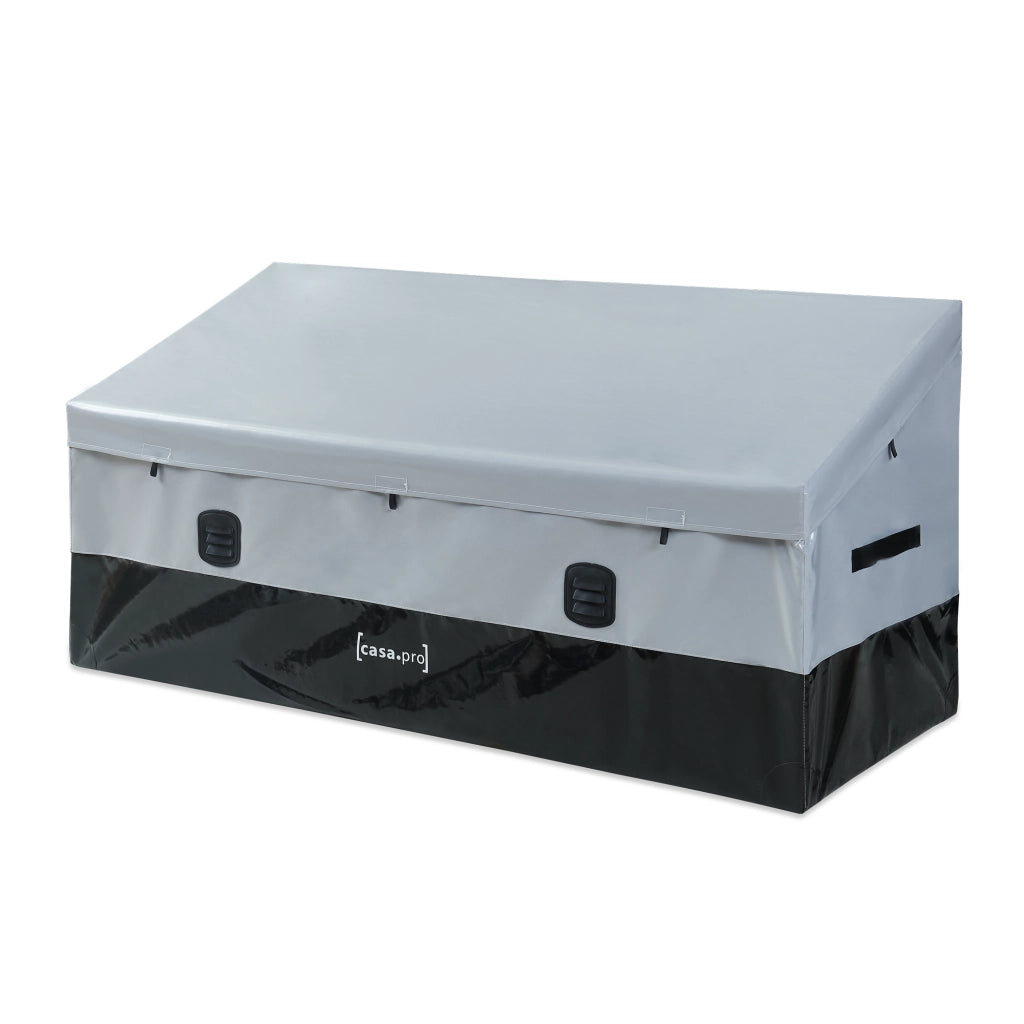 Baule da Esterno Alanno 560 L Grigio / Nero casa.pro