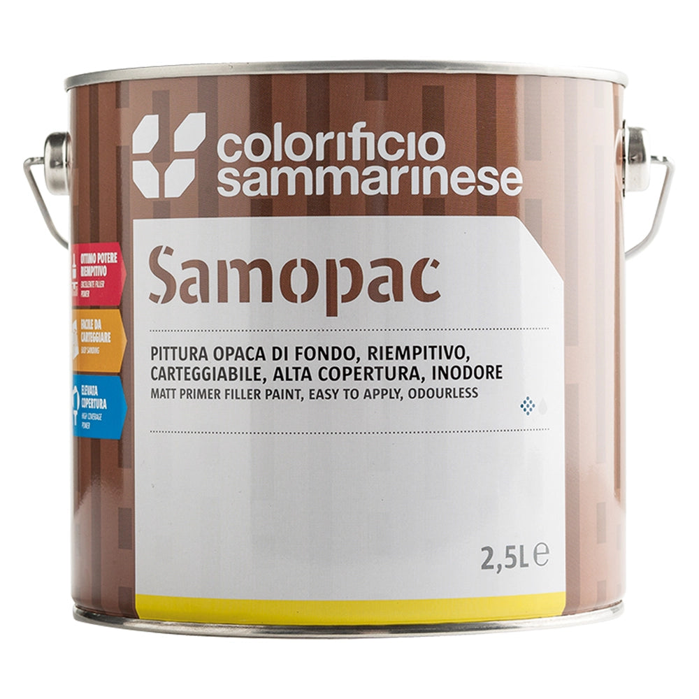 Pittura Opaca Di Fondo 'Samopac' Lt. 2,5