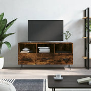 Mobile Porta TV-Mobile per TV-Credenza TV Rovere Fumo 102x36x50 cm in Legno Multistrato 128727