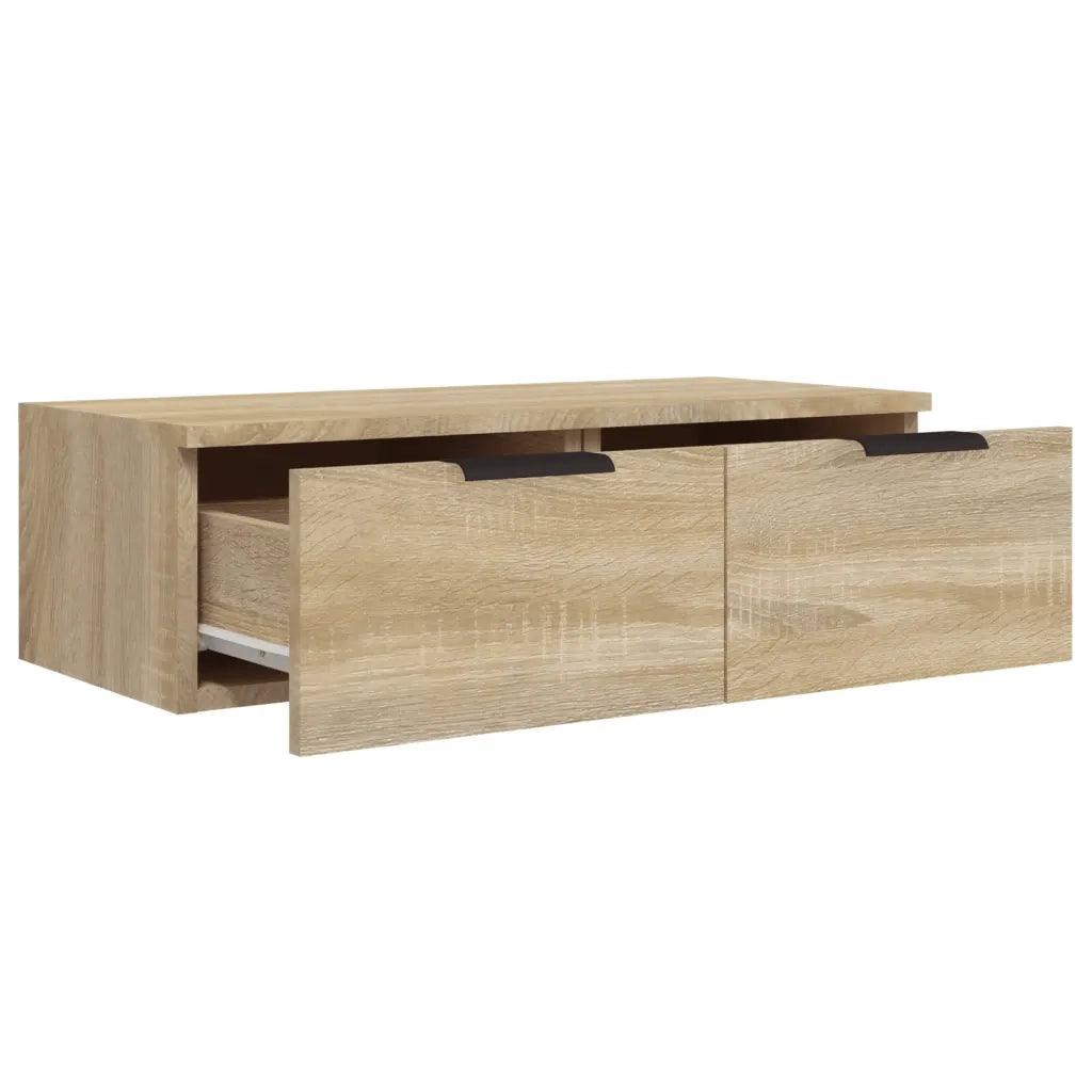 Armadietto a Muro | Mobili Pensili 2 pz Rovere Sonoma 68x30x20 cm Legno Multistrato