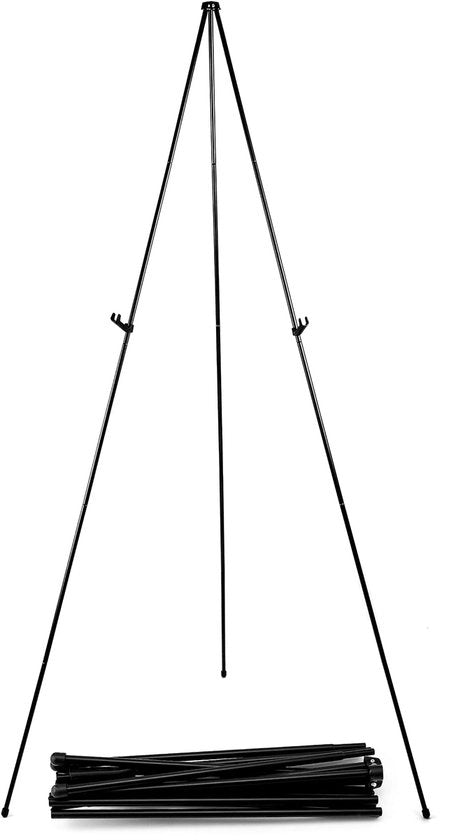 Tavolo per Pittura Inclinabile - 168 cm Alto - Stativo in Alluminio con Tasca di Ripiegamento