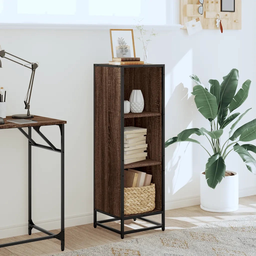 Libreria Rovere Marrone 33,5x33x107,5 cm in Legno Multistrato 849158