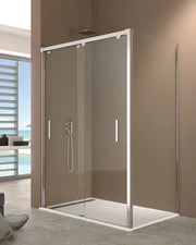 Box doccia angolare BYPASS 150x80 cm - cromo