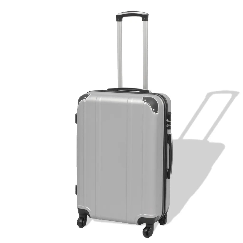 4 pz. Set di Trolley Rigidi Argento CFW9683936