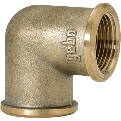 GOMITO FF OTTONE 90 GEBO - 1F- 5 pezzi