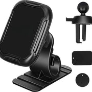 Supporto magnetico per telefono auto - Supporto per telefono cellulare auto - Supporto per navigatore auto - Supporto universale per telefono cellulare - Universale
