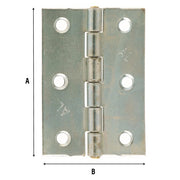 CERNIERA PERNO FISSO 838 ACC ZIN PESAN 37X1,4X44 MM- 24,0 pz