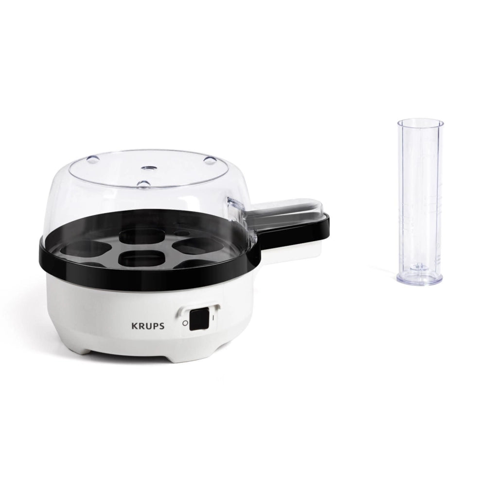 Krups EG233115 Pentolino per uova 7 uovo/uova Nero, Bianco
