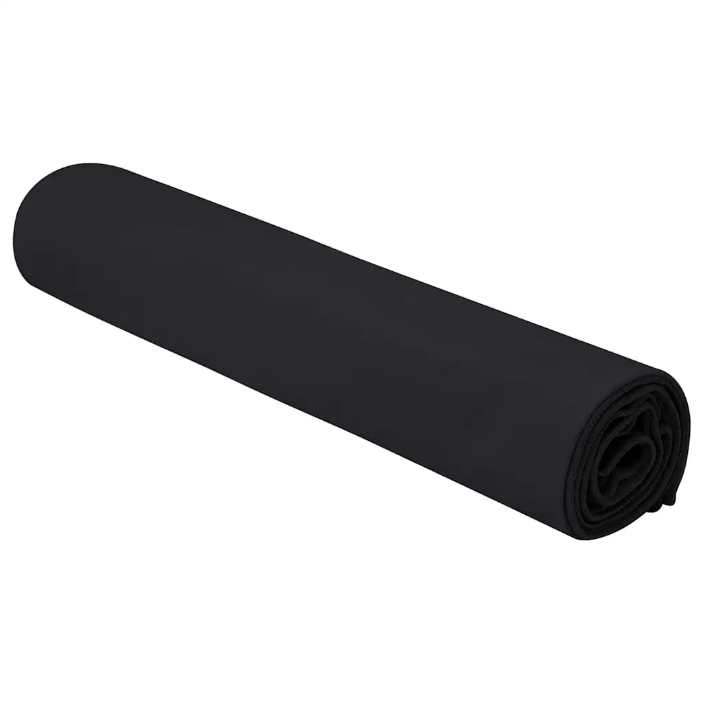 Asciugamani Sportivi 2 pz | Teli per bagno Nero 140 x 70 cm