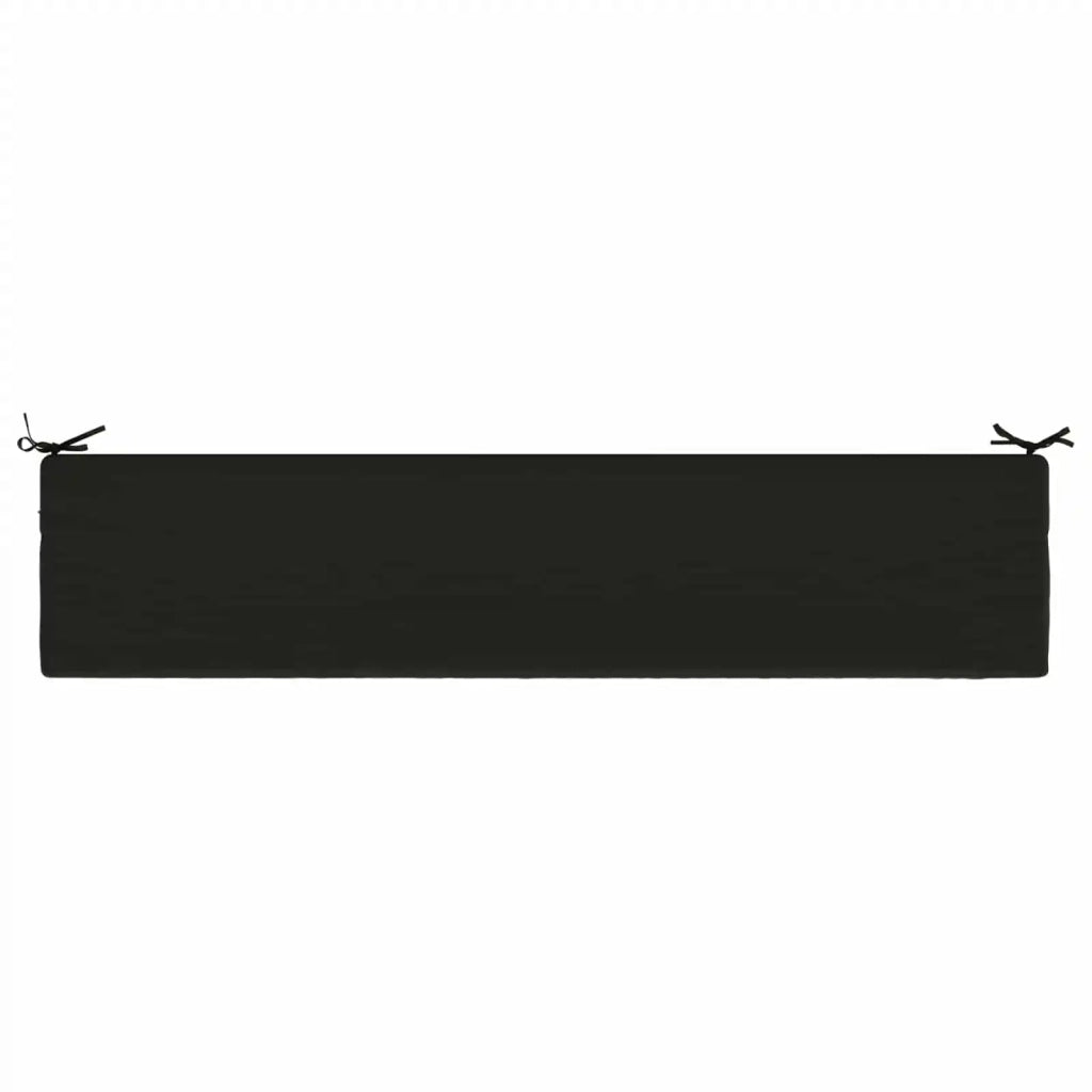 Cuscini per Panchina a 2 Pezzi SOEST 2 pz 100% Poliestere Nero 949169