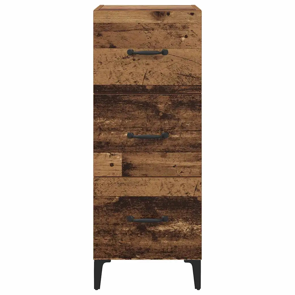 Credenza | Madia | Buffet da pranzo | Armadio da pranzo Legno vecchio 34,5 x 34 x 90 cm Legno multistrato