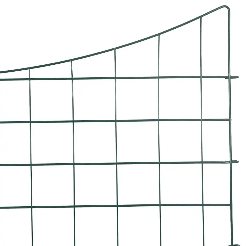 Set di Recinzione per Stagno 5 pcs Verde 100 x 50 cm Acciaio 42017315