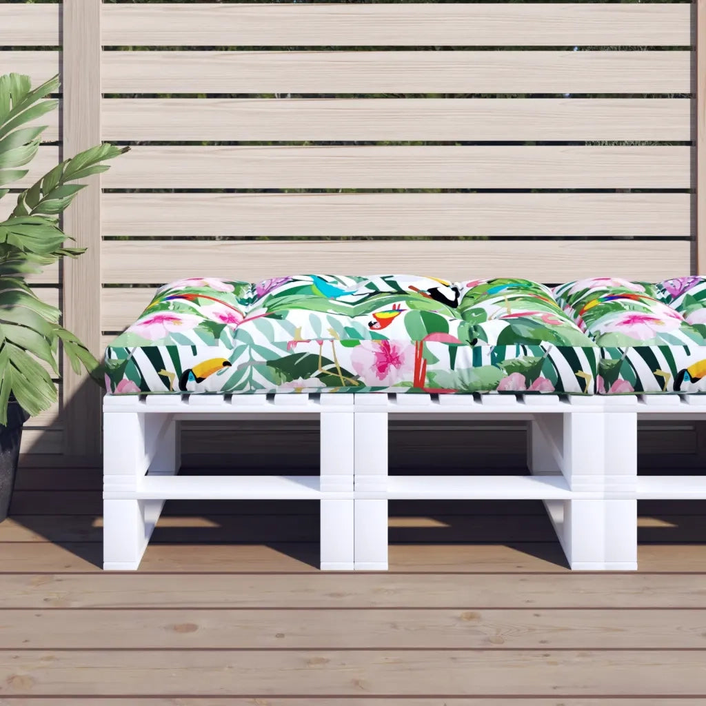 Cuscino per Pallet Multicolore 120x80x12 cm in Tessuto 360530