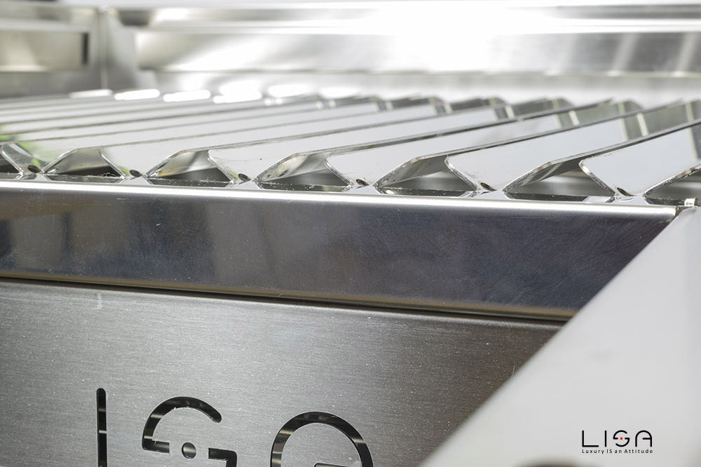 Griglia Raccogli Grasso per Berbecue a Carbone Etna e Etna Maxi in Acciaio Lisa Luxury