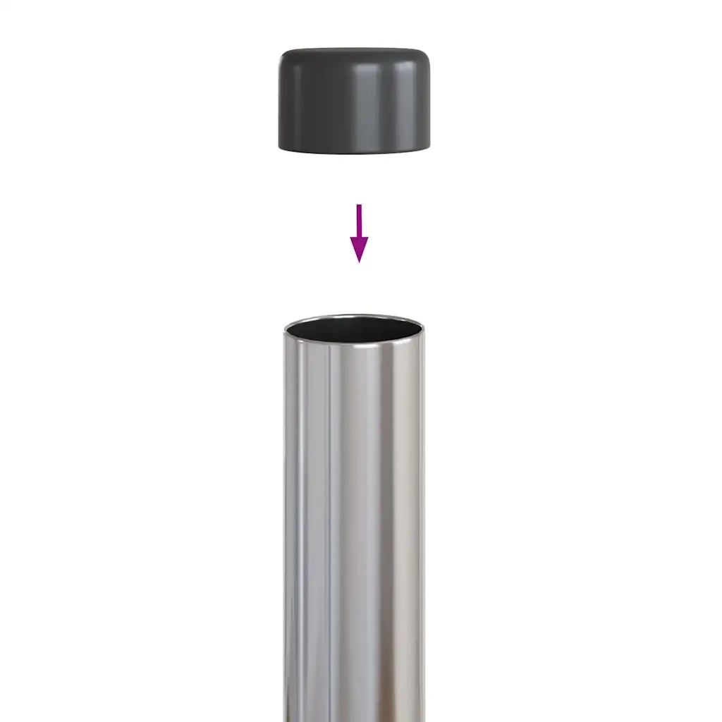 Palo della recinzione 2 pz Argento 90 cm CFW4299226