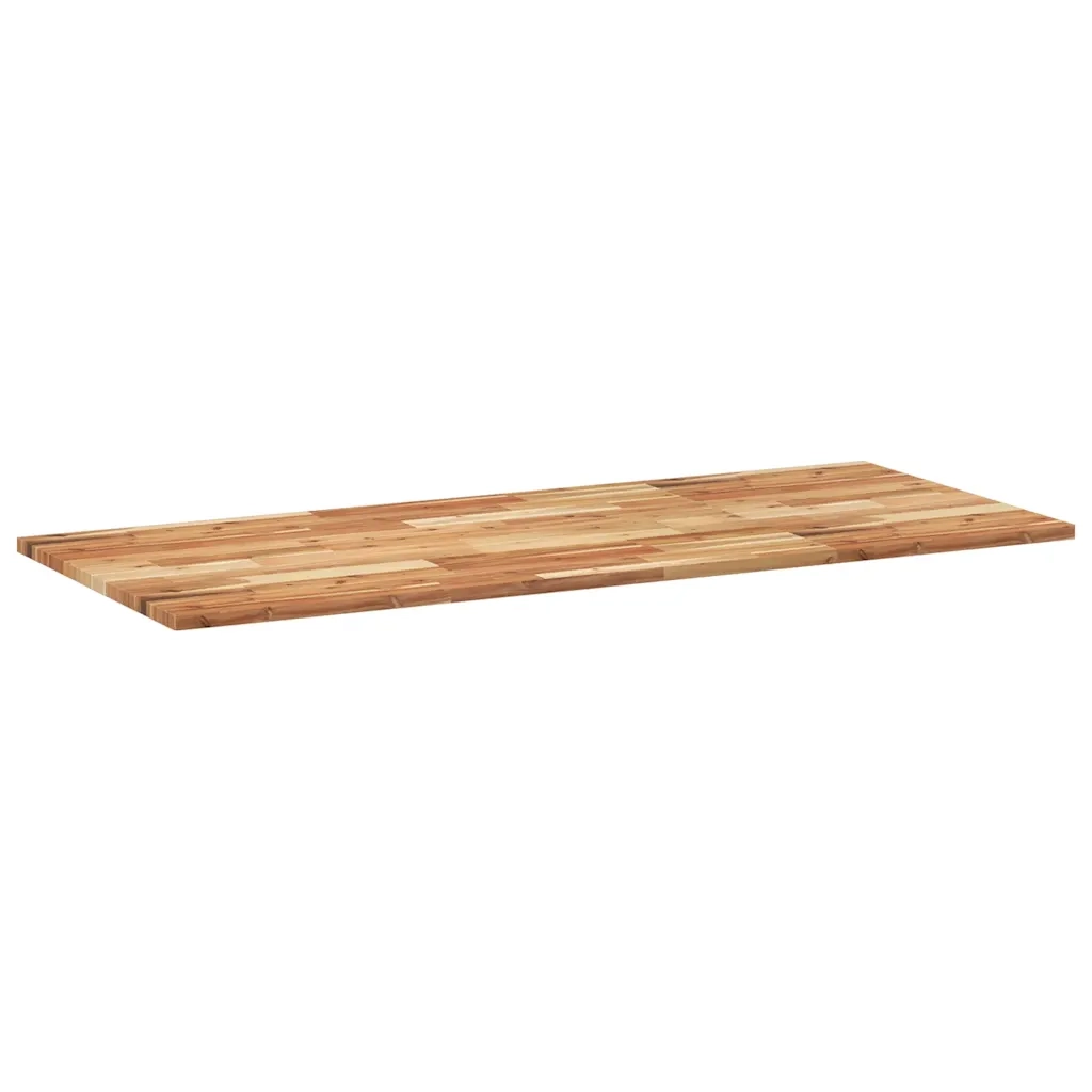 vidaXL Piano Tavolo Rettangolare 140x60x2cm Legno Massello di Acacia