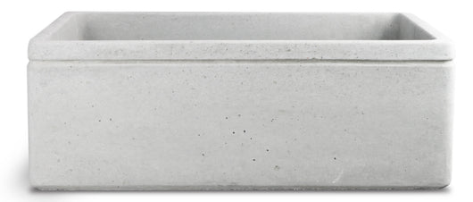 Lavello da Giardino Senza Rubinetto in Cemento Granulato di Marmo Lisbona Grigio