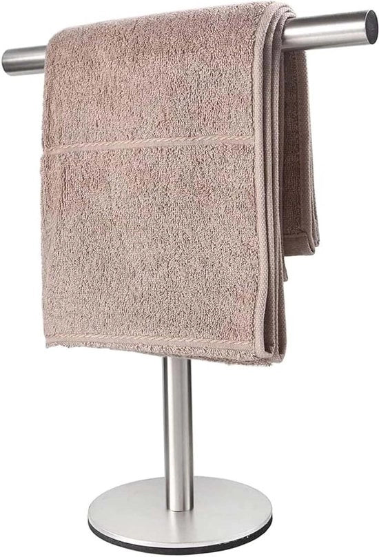 Supporto per asciugamani in acciaio inossidabile per bagno cucina - supporto per asciugamani libero con base per asciugamani