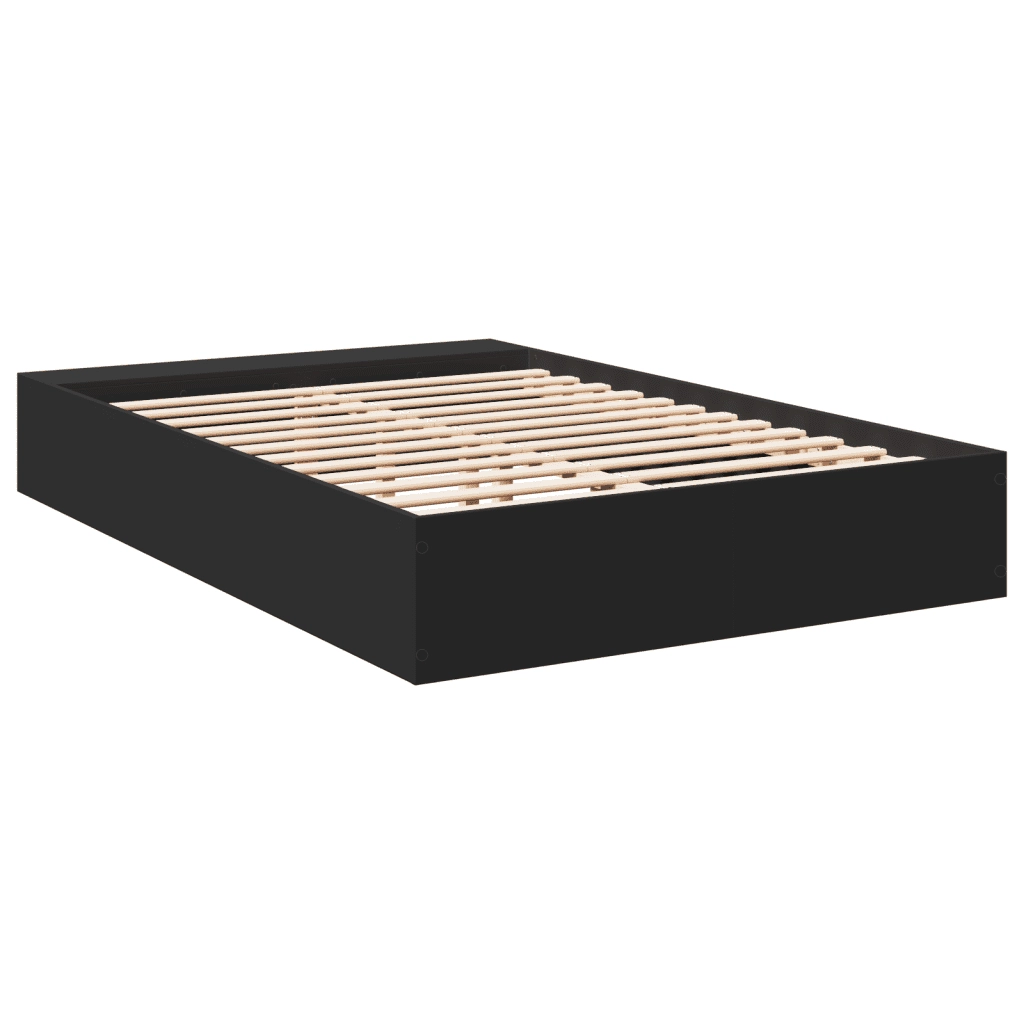 Giroletto Nero 135x190 cm in Legno Multistrato