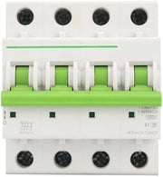 Dispositivo di Protezione contro sovraccarichi 6A/10A/16A/20A/25A 4P con interruttore a contatto termico per illuminazione domestica reti di distribuzione impianti solari fotovoltaici (16A) - AC 380V/415V