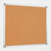 Lavagna con Fondo in Sughero 90x60 cm in Alluminio Silver