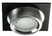 Faretto incasso quadrato 1xMR16 nero satinato Candellux