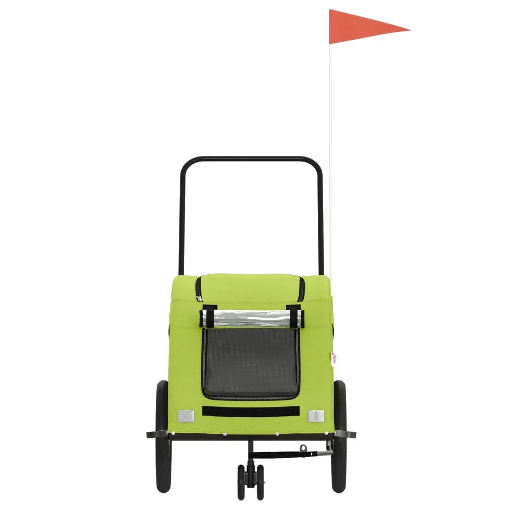 Rimorchio/carrello per animali domestici verde 02_0044238