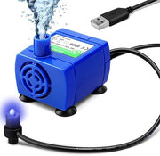 Pompa di sostituzione per fonte d'acqua per gatti con LED Silenziosa fonte d'acqua per gatti con pompino per gatti