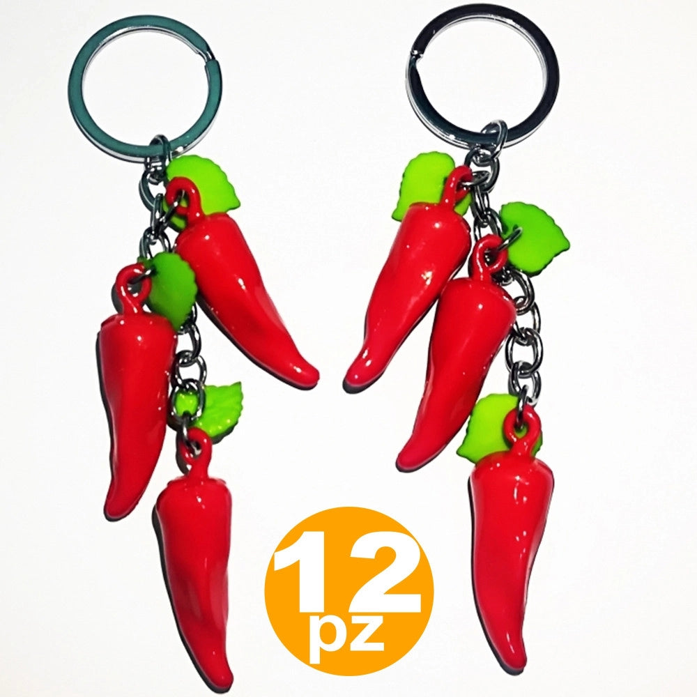 Trade Shop - Set Bomboniere Pendente 3 Corni Portachiavi Compleanno 18 Anni Laurea Comunione -