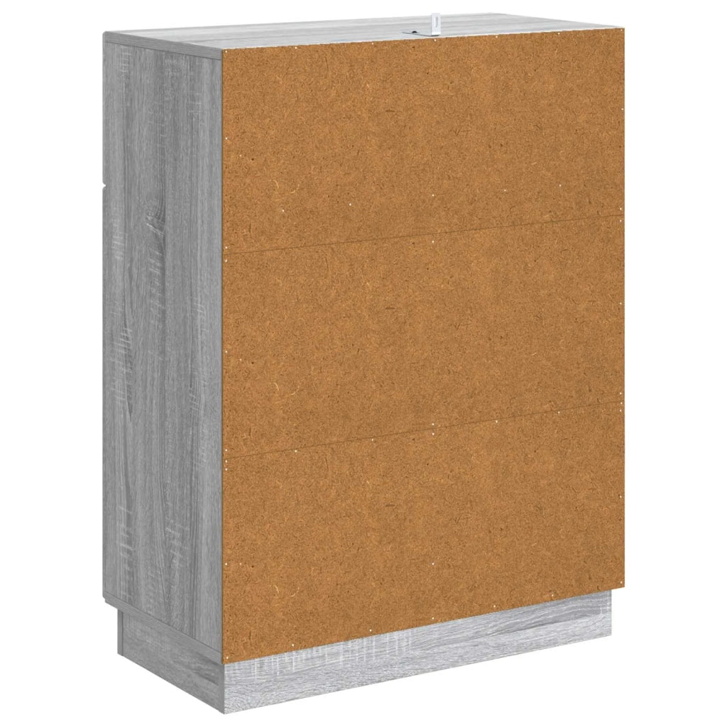 Credenza Grigio Sonoma 66 x 34,5 x 87 cm Legno ingegnerizzato 895331