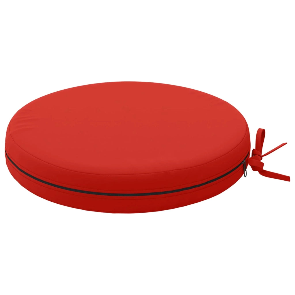 Cuscini per Sedia in 4 Pezzi SOEST 4 pz 100% Poliestere Rosso 946350