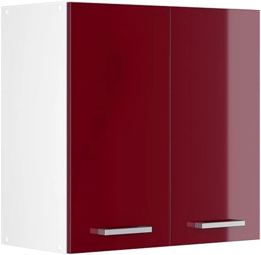 Pensile da cucina R-Line, Rosso lucido, 60 cm, per la libera combinazione all'interno di sistemi cucina modulari