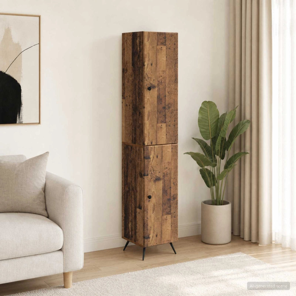 Set di armadi 2 pz Legno antico Legno ingegnerizzato 3416878