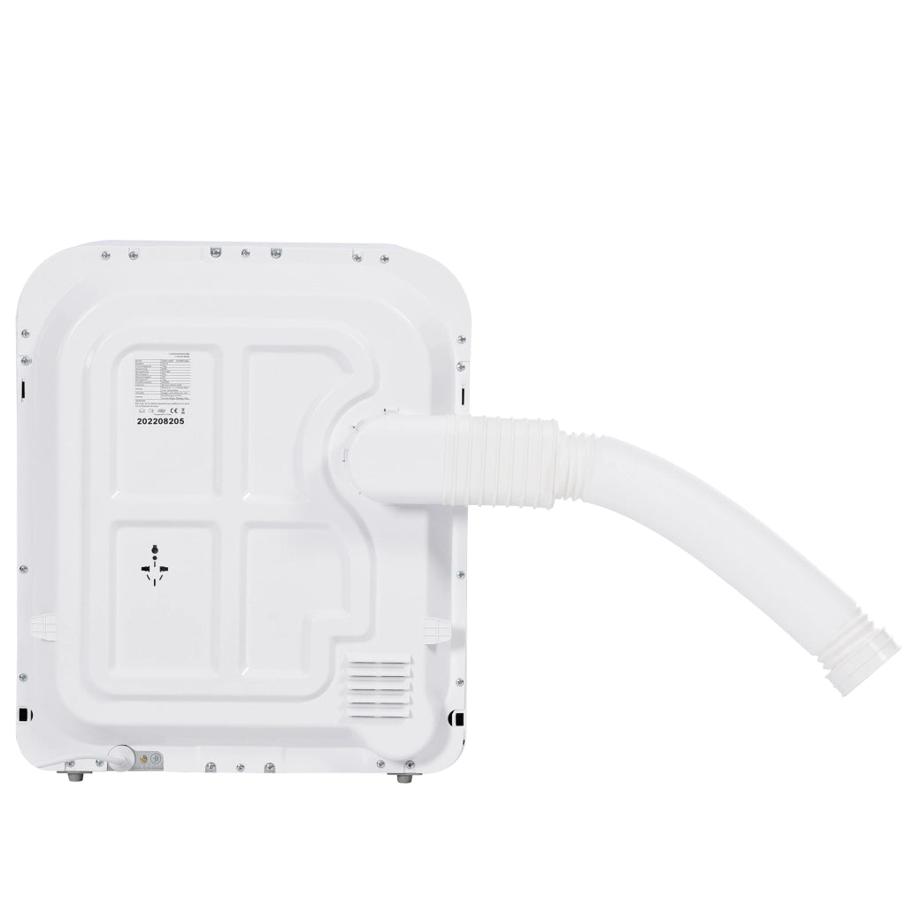 Asciugatrice ad Evacuazione ¨C MINIMAL ¨C 3 kg, 830W, Acciaio Inox, Bianca, 5 Programmi, Montaggio a Parete