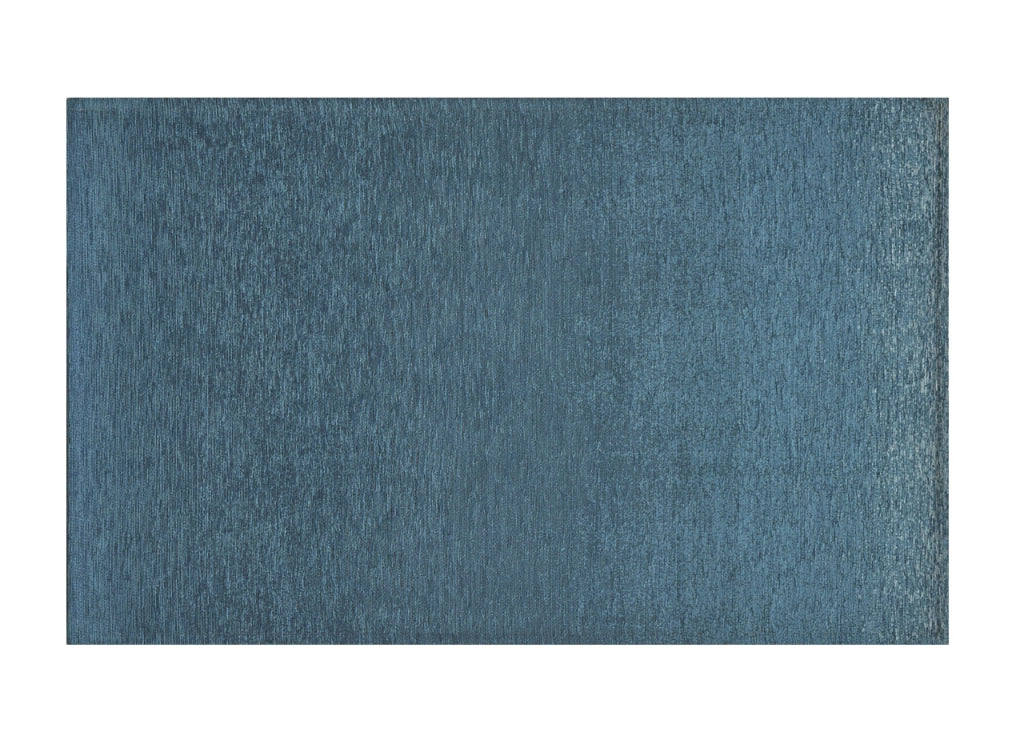 Tappeto Velour Antiscivolo Da Camera E Salotto Disegno Giove Jeans By Suardi - 200x260 Ovale - Jeans