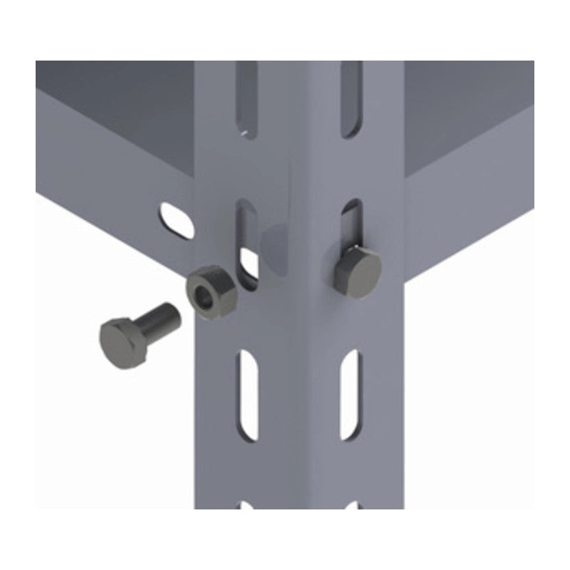 BULLONE ZINCATO CON DADO PER SCAFFALATURA*- 200,0 pz