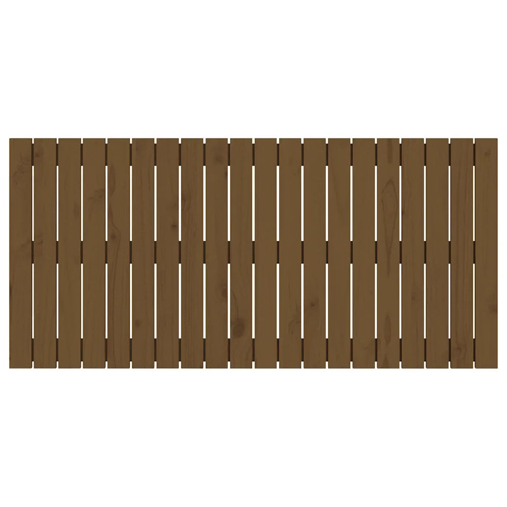 Testiera da Parete Ambra 127,5x3x60cm in Legno Massello di Pino