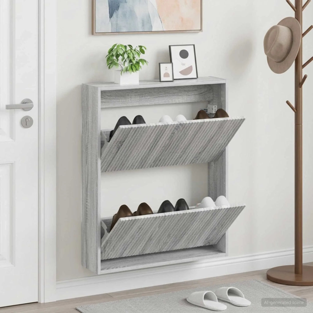 Mobiletto per Scarpe da Muro ARNHEM 71 x 17 x 86 cm 896641