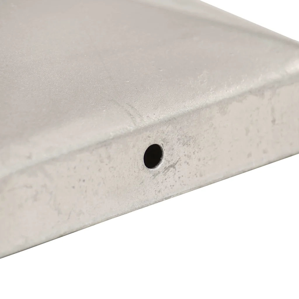 Tappi per Pali a Piramide 6 pz in Metallo Zincato 81x81 mm 145490