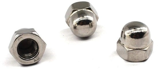 Set di viti a capo in acciaio inossidabile M10 - Pacchetto da 12 pezzi - Corrosione resistente - Anticorrosione - Design sicuro - Viti a capo