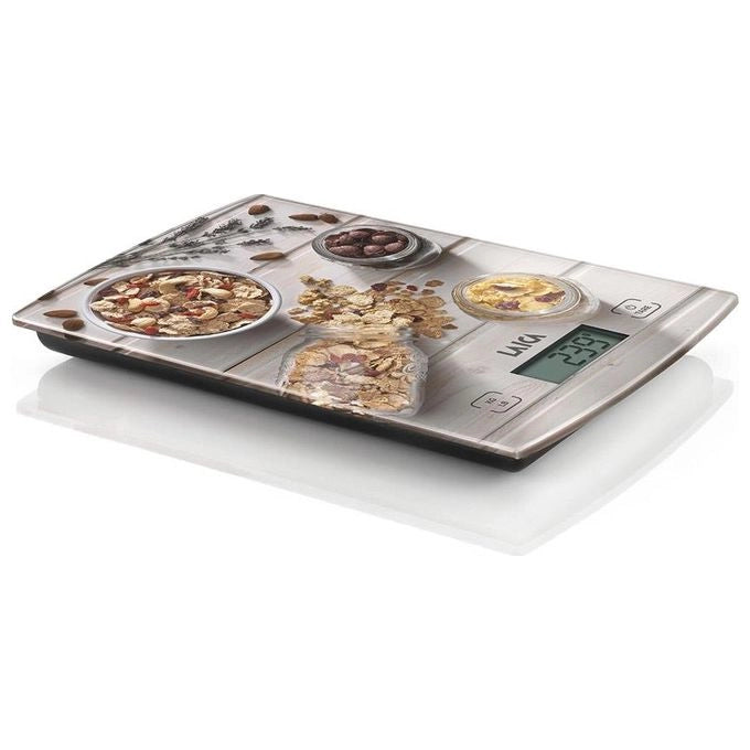 Laica KS1034 bilancia da cucina Multicolore Superficie piana Rettangolo Bilancia da cucina elettronica