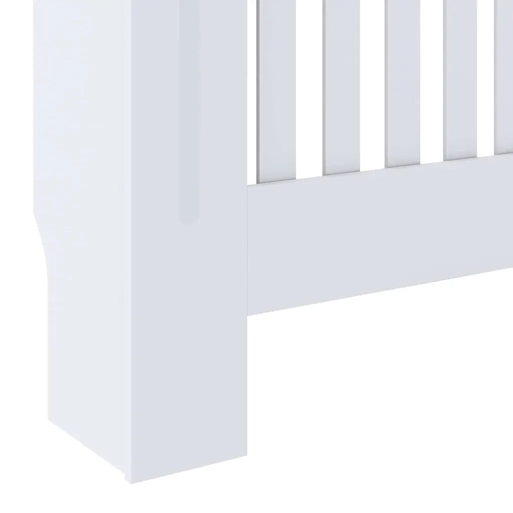vidaXL Copertura per radiatori 2 pcs Bianco 78 x 19 x 81.5 cm