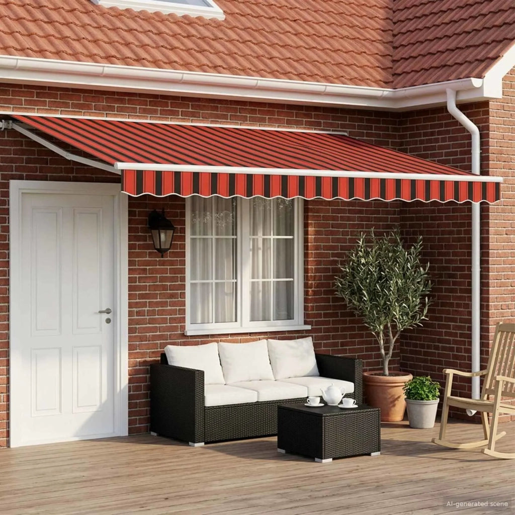 Cornice per Tenda Manuale con LED 4,5 × 3 m 3420652