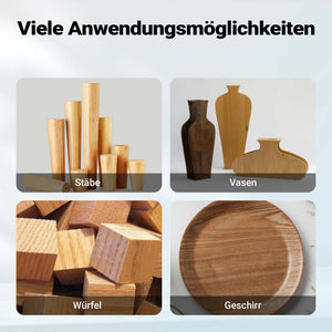 Mandrino di ricambio per tornio da banco, compatibile con filettatura M33 x 3,5, mandrino a ganasce