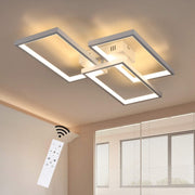 ZMH Lampada da soffitto plafoniera LED dimmerabile 63W telecomando per soggiorno