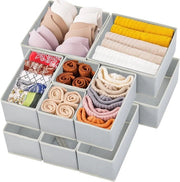 Organizzatore di Cassetta Portatile 12 pezzi per Abbigliamento, Calze, Intimo e Accessori